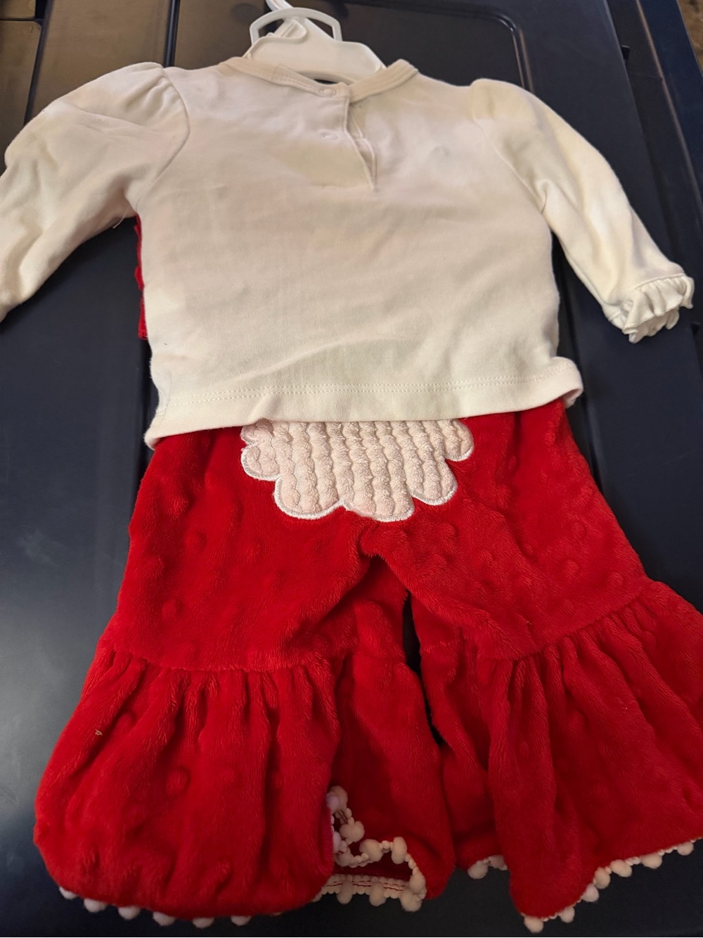 Mud Pie Red and White Ruffle Two-Piece Outfit - Picture 4 of 4